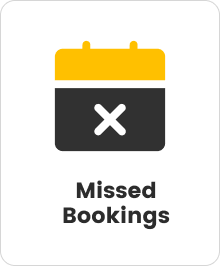 Missed bookings icon showing calendar with error symbol — common taxi dispatch problem solved by Cabsoluit